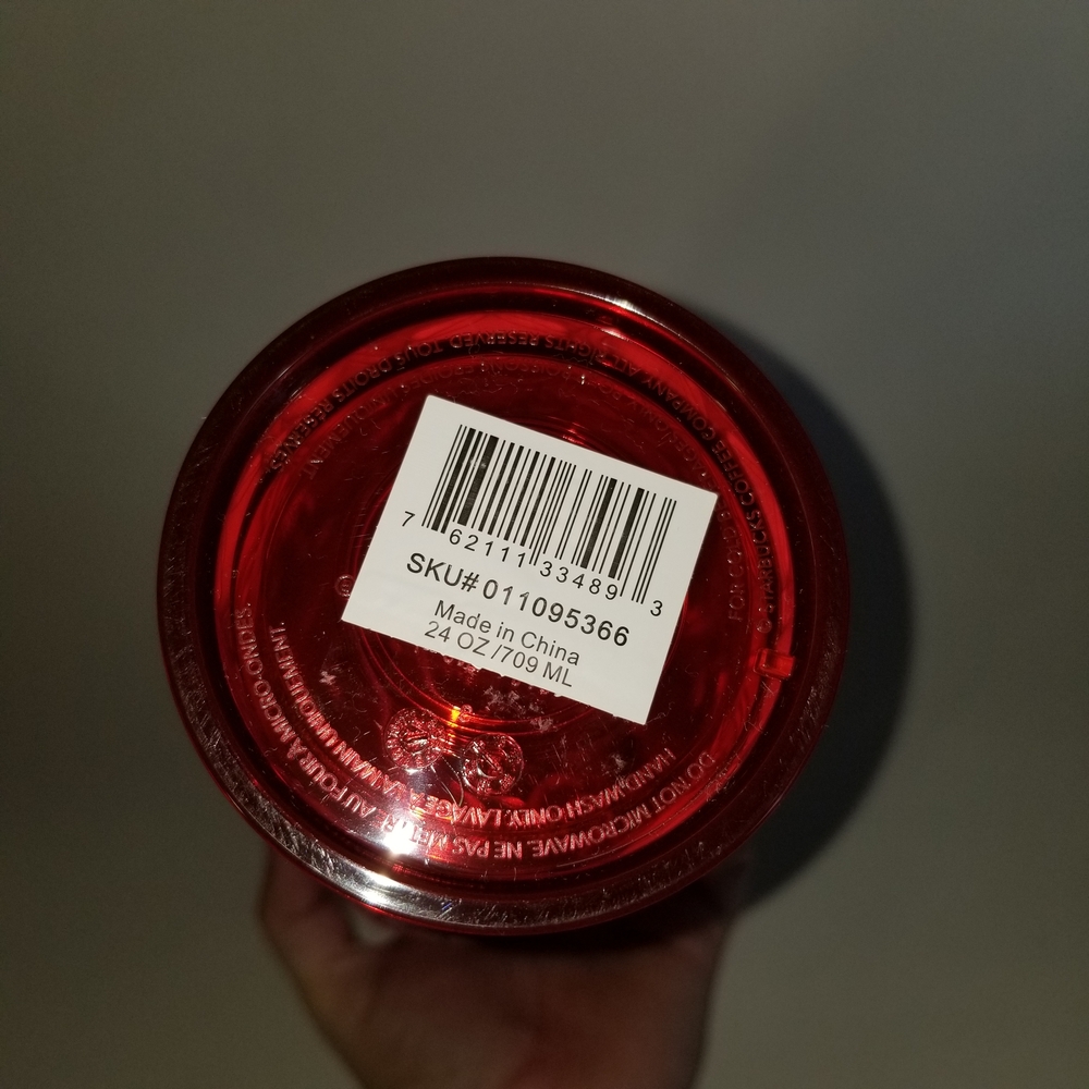 Starbucks Vibrant Red Party Tumbler - Picture 3 of 3